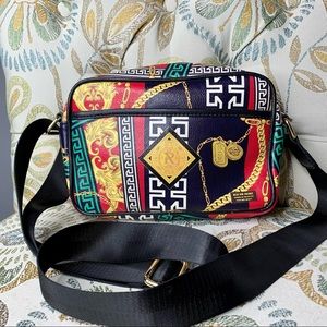 Reason Brand Crossbody Greek Key Bag Chain Link